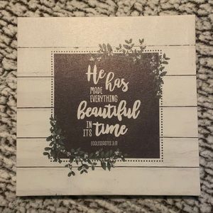 Ecclesiastes 3:11 Bible Verse Wall Decoration Christian Poster